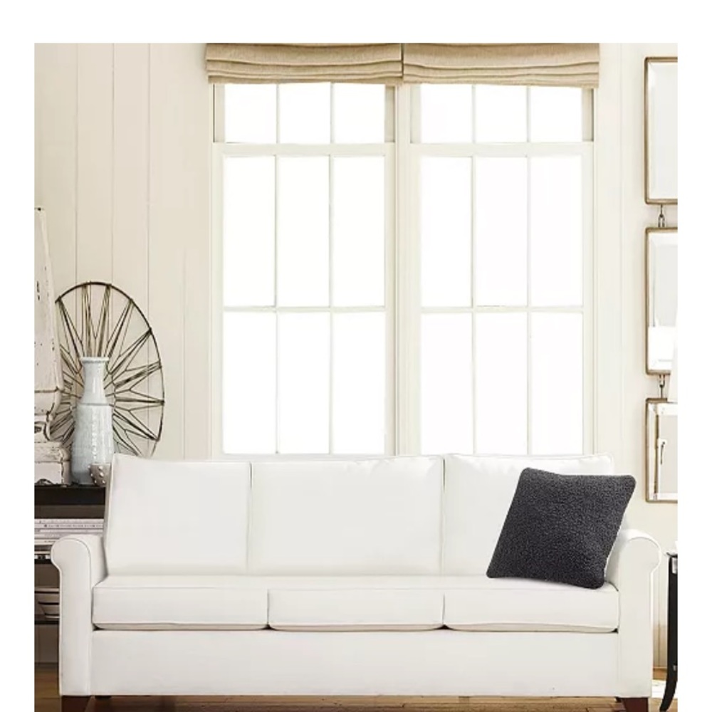 Montauk Teddy Dec Pillow To White Sherpa, 18'x 18"